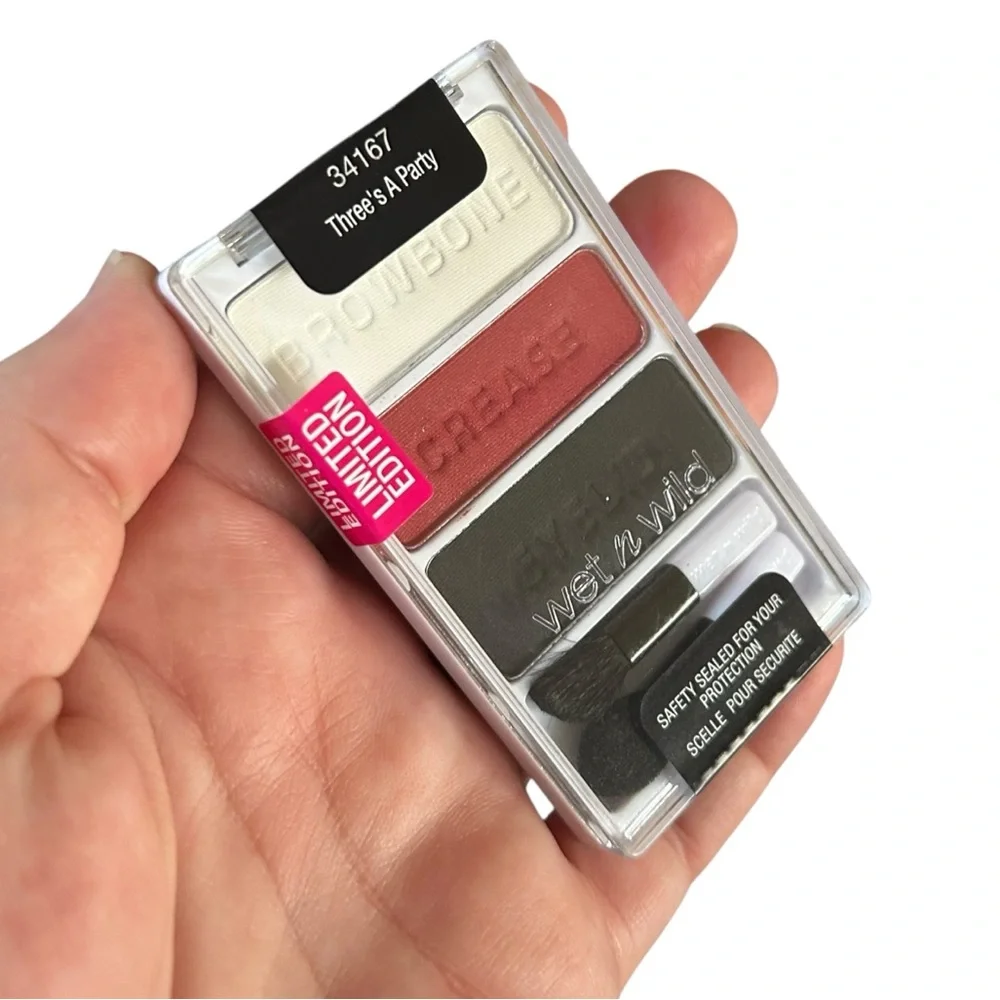 Wet n Wild Three’s A Party ColorIcon Eyeshadow Trio Limited Edition Pop Art NWT